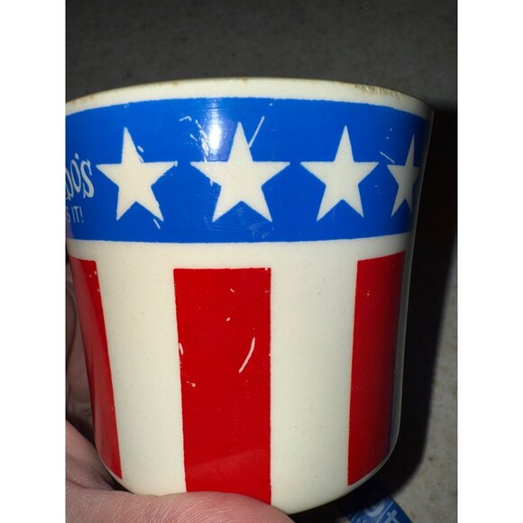Vintage Sambo’s Restaurant 1970s Coffee Mug USA Red White and Blue - Picture 12 of 12